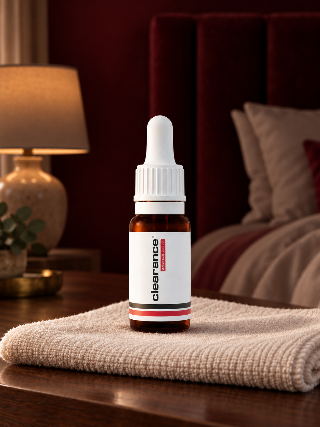 ACTIVE NAIL SOLUTION lašiukai 15ml. 1 Clearance Active Nail Solution 15 ml – lašiukai bordo spalvos namų interjere